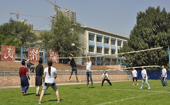 兰州公司气排球比赛