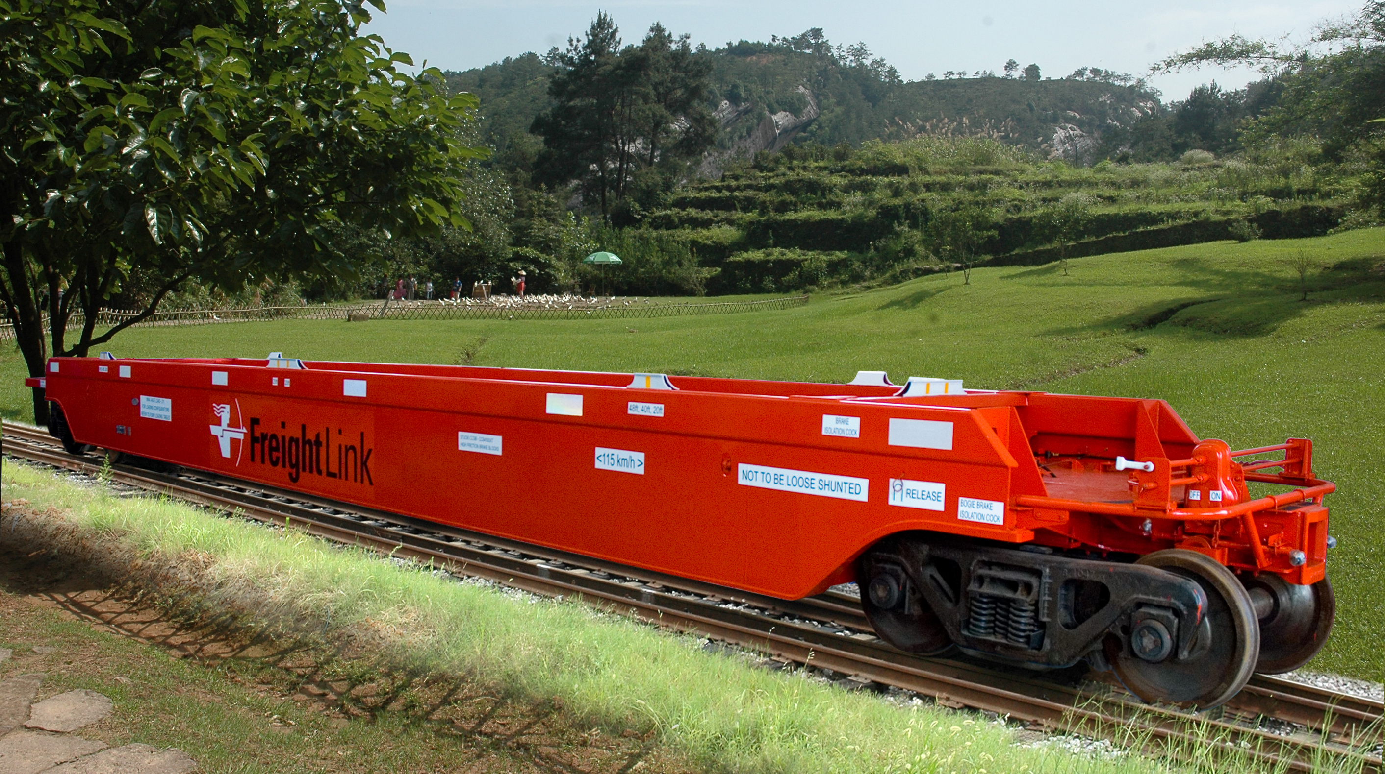 Double-Deck Container Flat Car