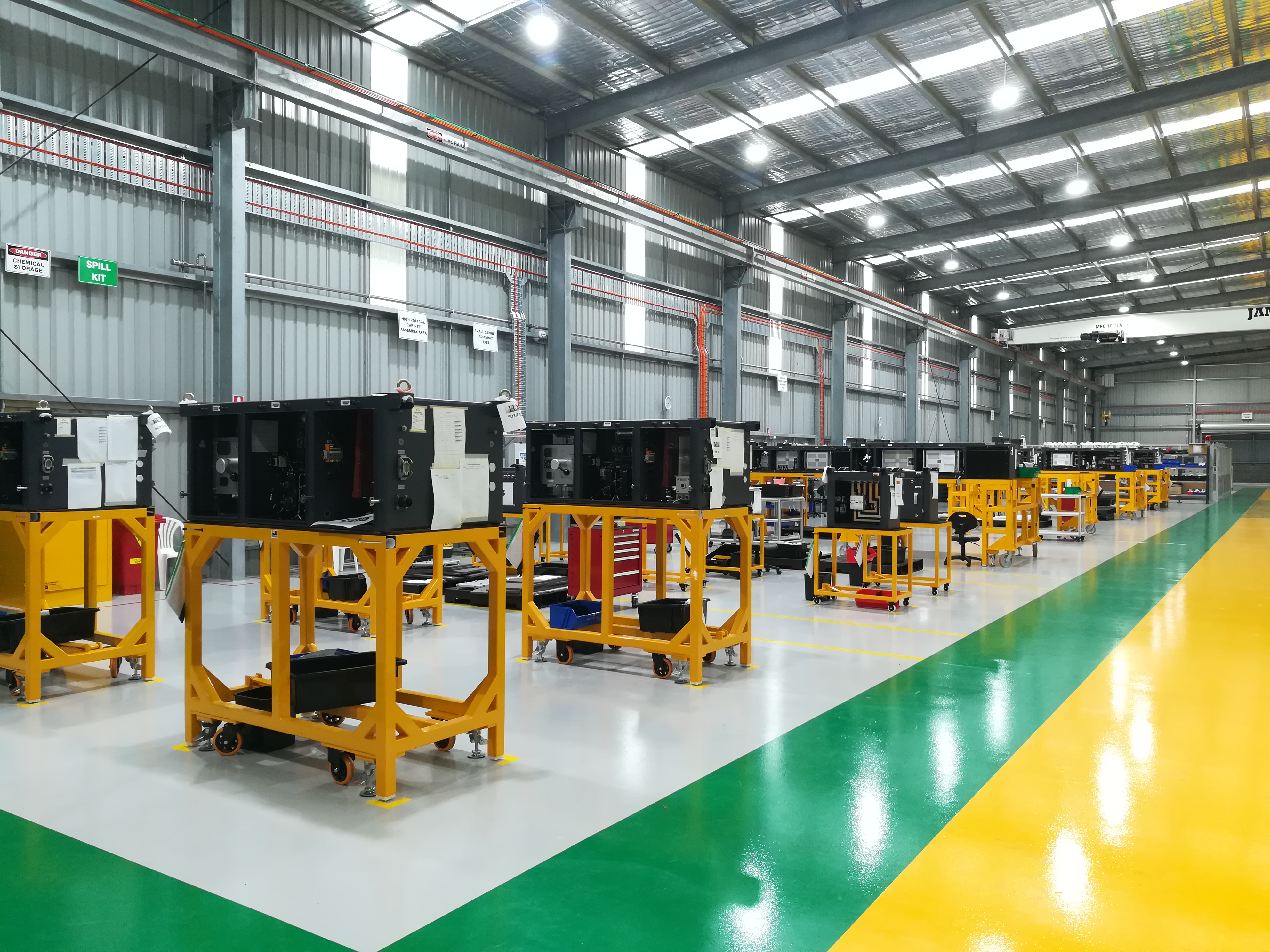 Display of Traction System Series Products