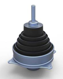 一系簧（锥形簧）