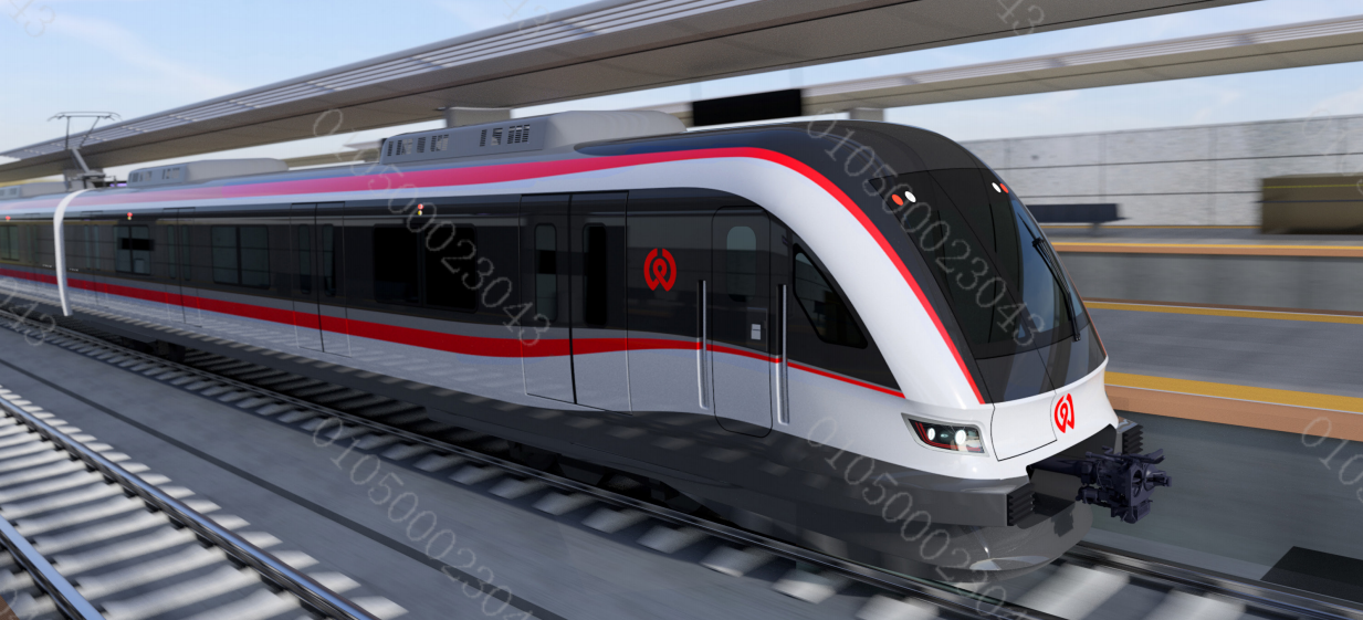 时速140公里永磁牵引市域D型动车组