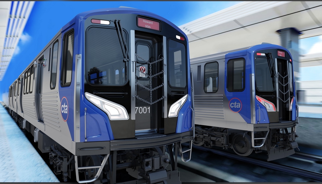 芝加哥地铁列车