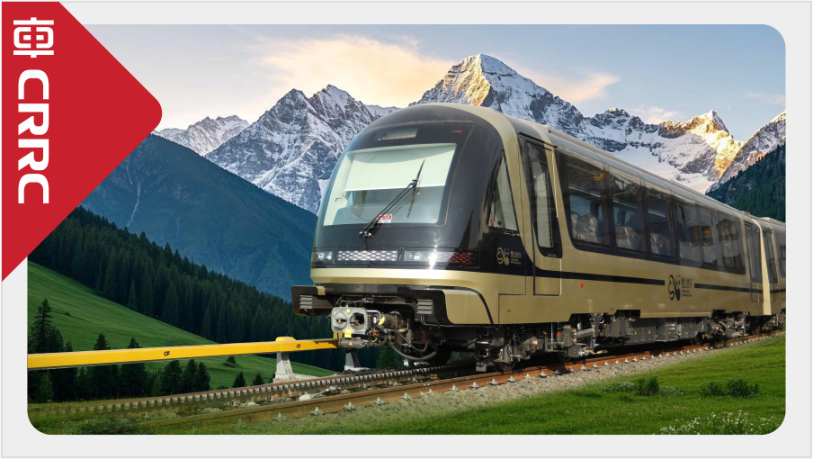 Mountain Rack Locomotive Sightseeing Train